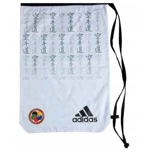 Мешок для кимоно Satin Carry Bag Karate WKF бело-черный