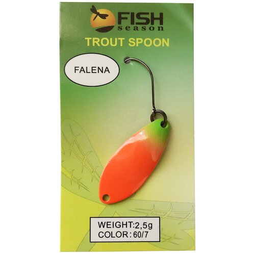 фото Блесна форелевая fish season falena, 2.5g, цвет-7
