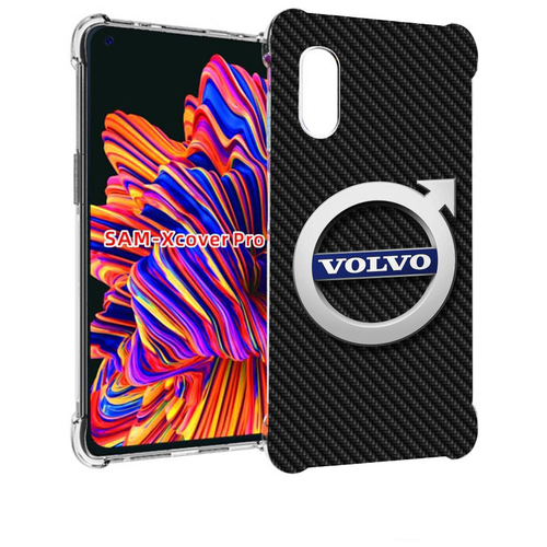 Чехол MyPads вольво volvo 3 для Samsung Galaxy Xcover Pro 1 задняя-панель-накладка-бампер