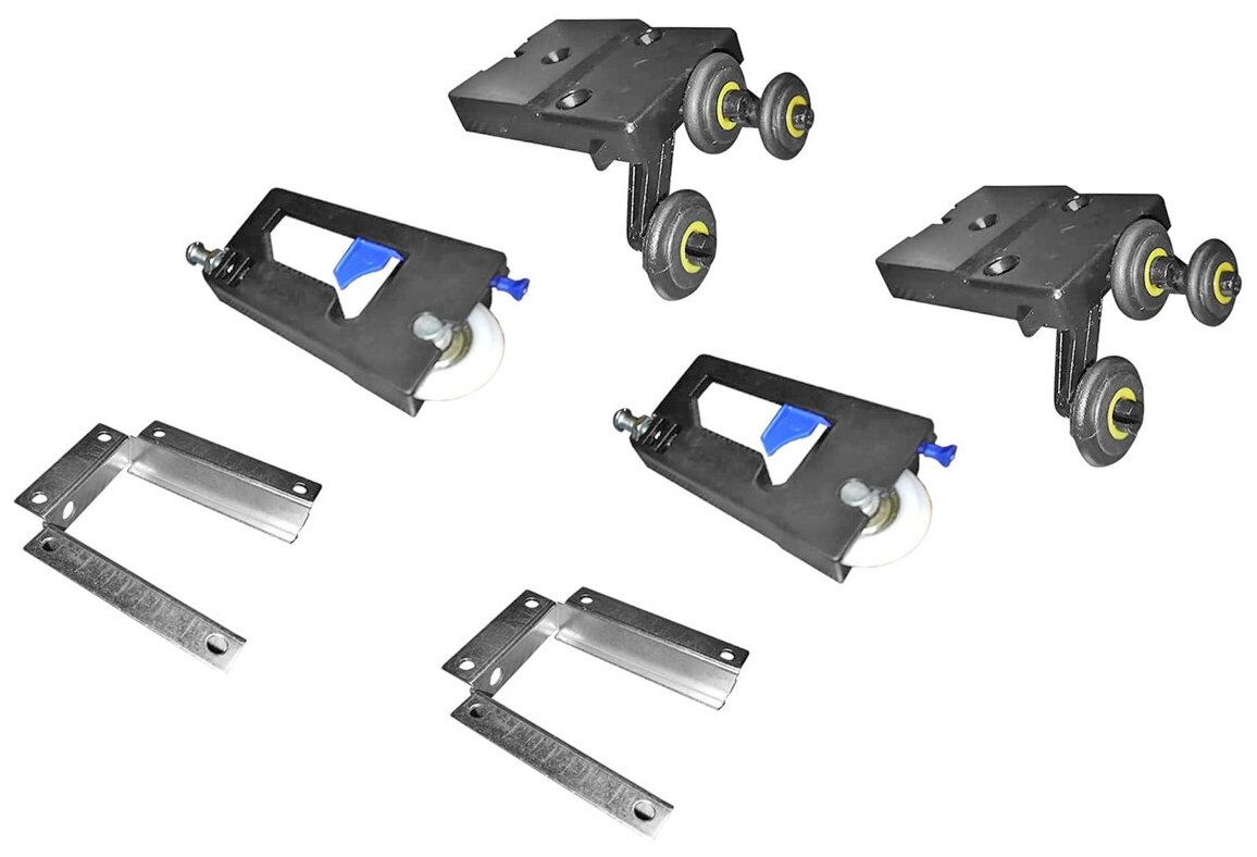 Ролики "Универсальные" для дверей шкафа купе (комплект) на одну дверь - фотография № 2