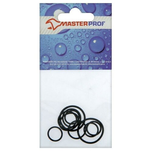 Набор колец MasterProf, для обжимных фитингов, 4 + 4 + 4 + 2 шт. набор колец masterprof для обжимных фитингов 4 4 4 2 шт