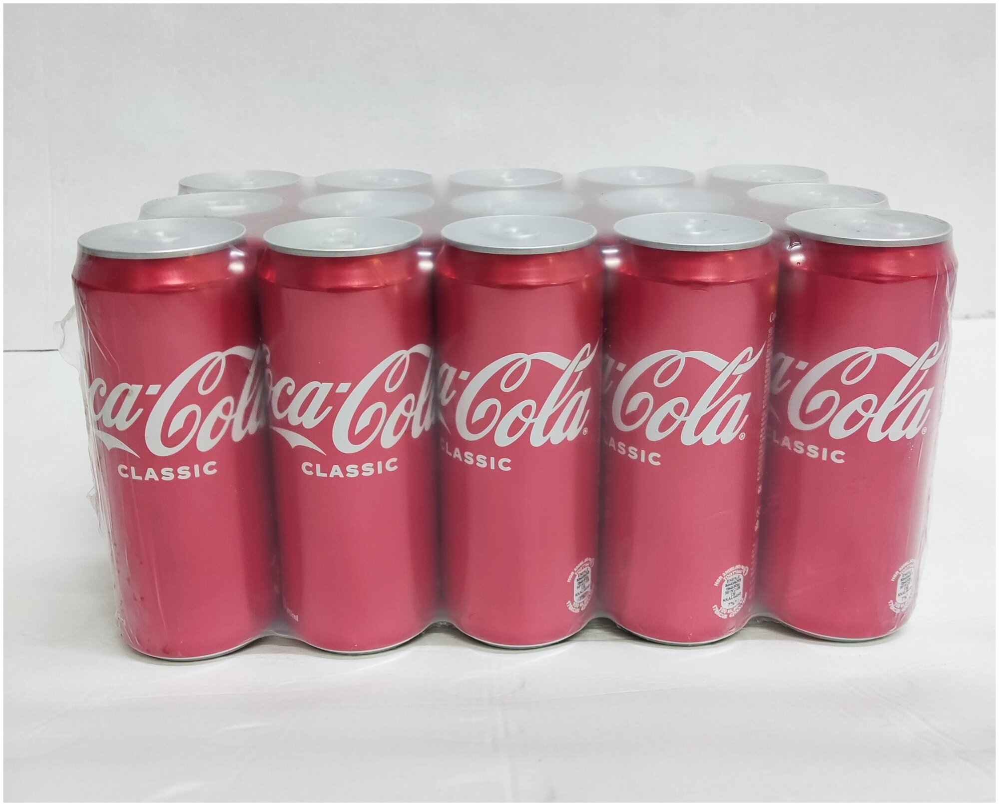 Coca-Cola (Кока-Кола) 0,33 л. 15 шт. напиток газированный ЖБ - фотография № 2