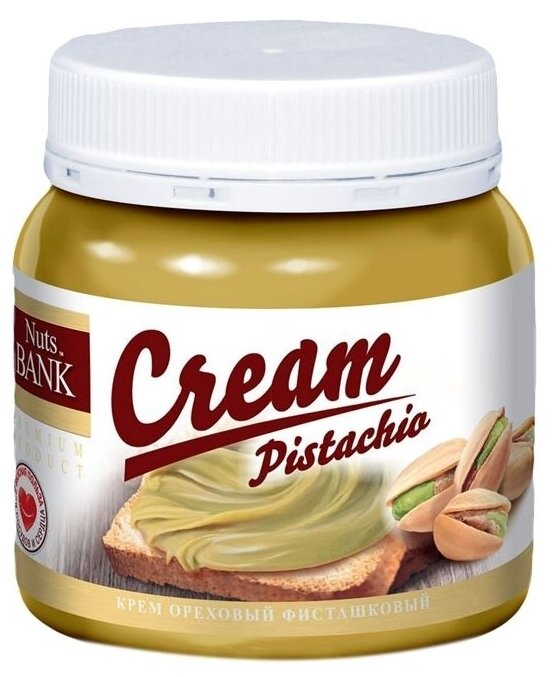 Фисташковая паста Nuts Bank Cream, 250 гр.