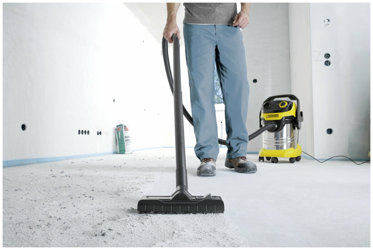 Строительный пылесос Karcher WD 5 S V-25/5/22 желтый (1.628-350.0) - фото №11