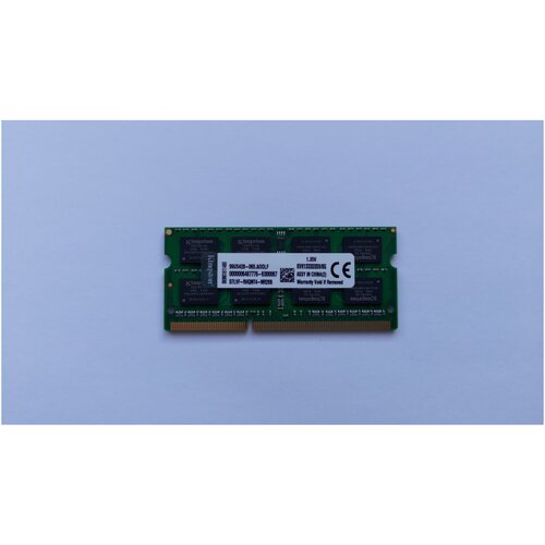 Оперативная память Kingston DDR3L 8 ГБ 1333 MHz SO-DIMM PC3L-10600U 1x8 ГБ для ноутбука 250000₽