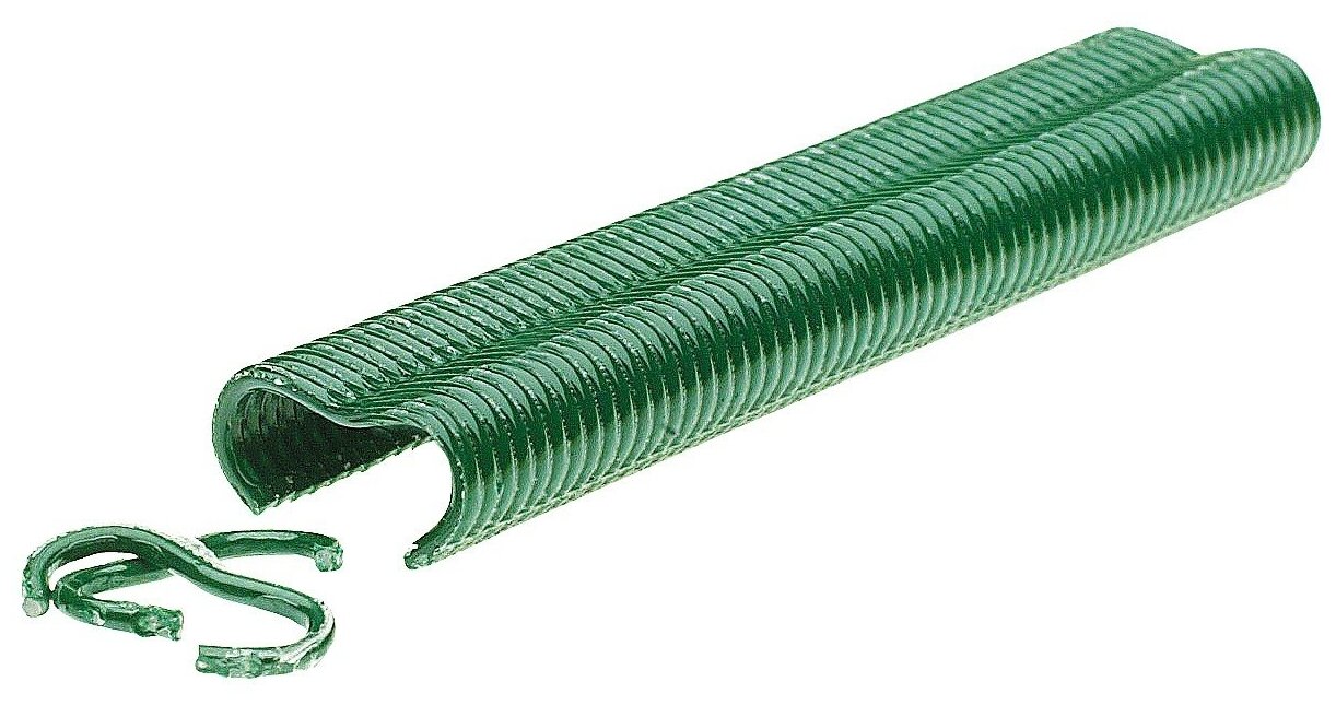 RAPID FP222, зеленые, VR22 5-11 мм, 1600 шт, Кольцевые профессиональные стальные скобы (40108811) - фотография № 1