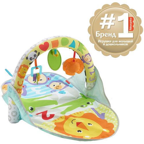 коврик fisher price гимнастический центр 3в1 hjk45 Развивающий коврик Fisher-Price 2-в-1 FXC14