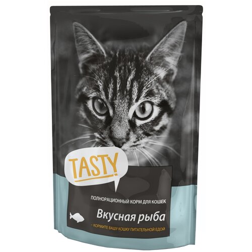 TASTY для кошек с рыбой в желе (85 гр х 25 шт)