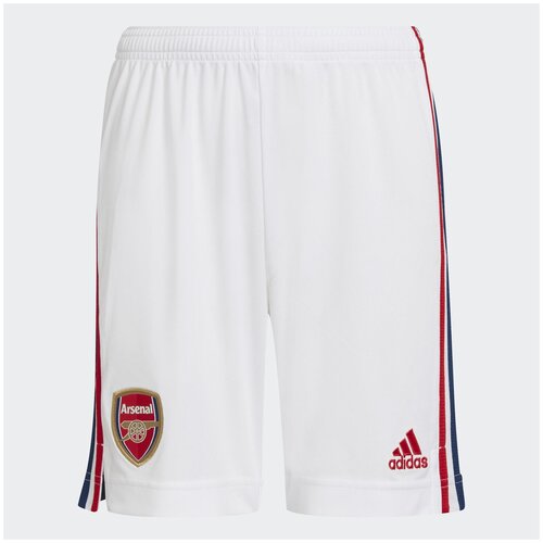 фото Шорты домашние подростковые adidas arsenal сезон 2021/22, р-р 164-176 см, белый