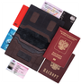 Обложка для паспорта из натуральной кожи , для водительских документов , портмоне , кардхолдер 7в1