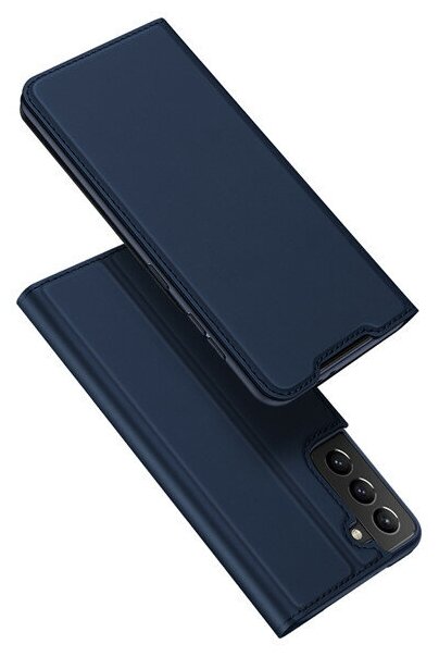 Чехол-книжка Dux Ducis для Samsung S21 Plus 5G, серия Skin Pro (синий)