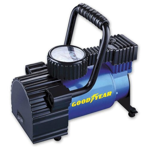 Автомобильный компрессор Goodyear GY-30L case 30 л/мин  7 атм черный/синий