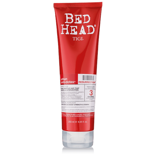 TIGI Bed Head Urban Anti+dotes Resurrection Шампунь для сильно поврежденных волос уровень 3, 75 мл.