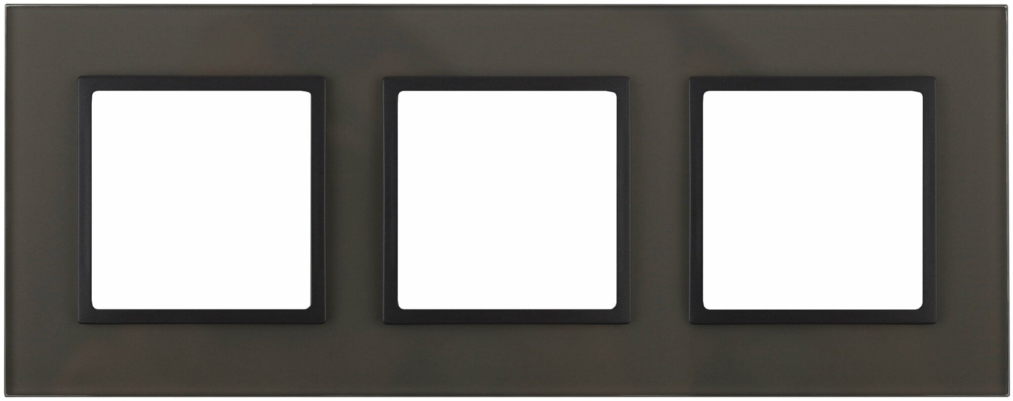 ЭРА 14-5103-32 ЭРА Рамка на 3 поста, стекло, Эра Elegance, серый+антр (5/25/900)