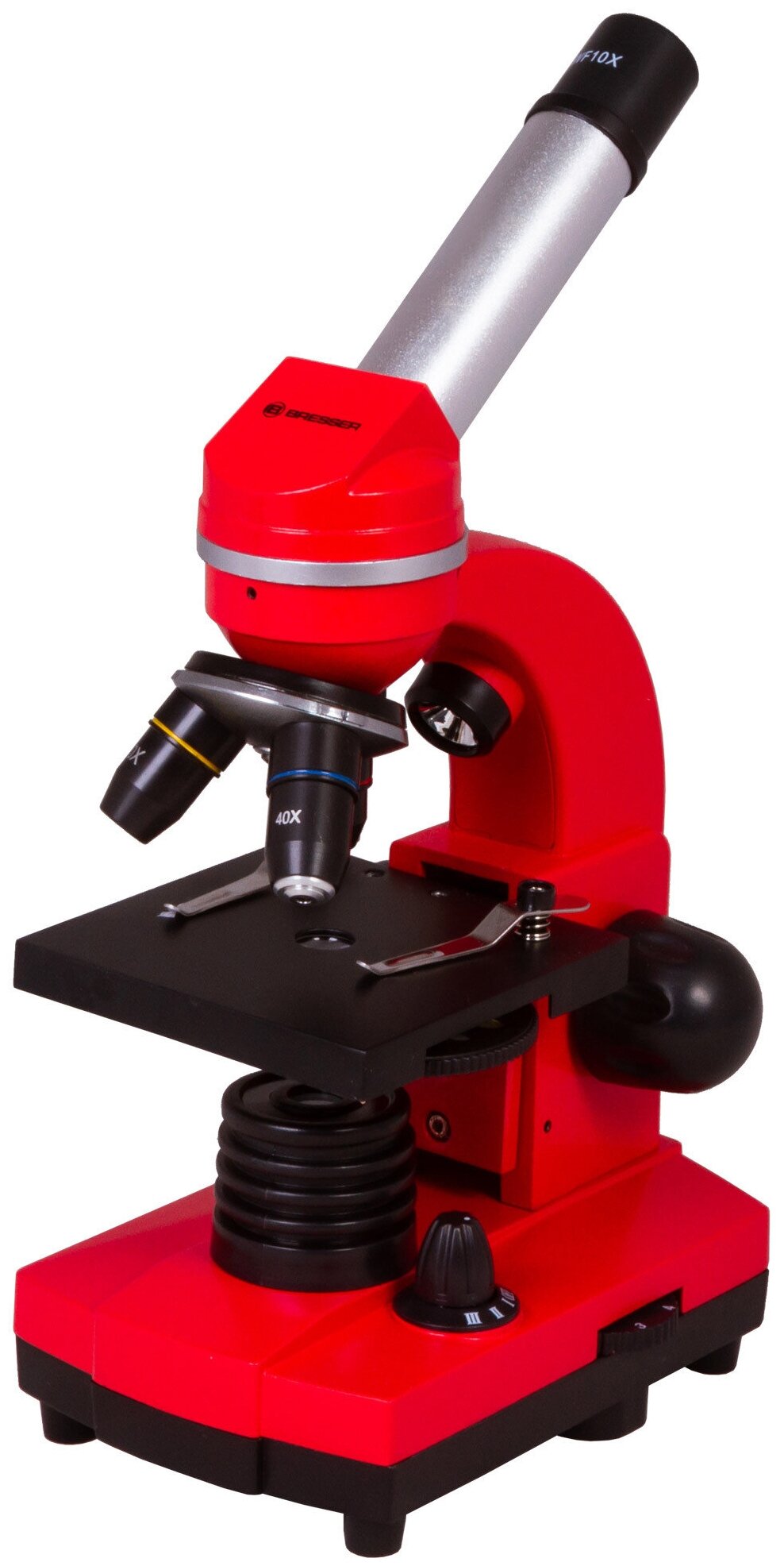 Микроскоп Bresser Junior Biolux SEL 40-1600x, красный
