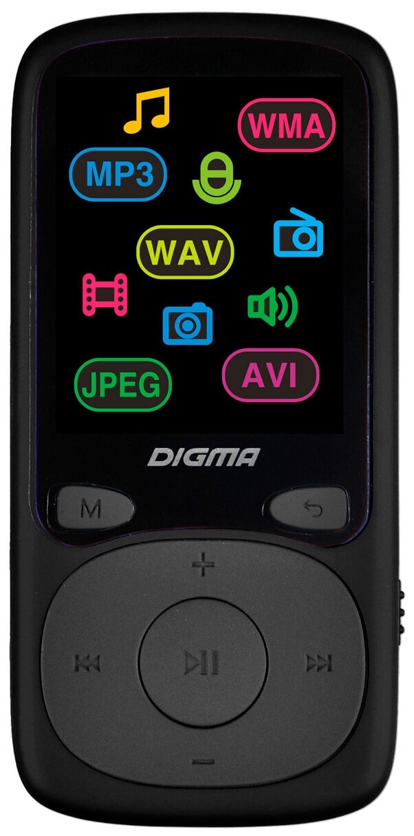 MP3 плеер DIGMA B4 flash 8Гб черный [b4bk] - фото №9