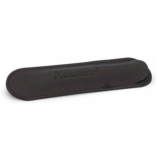 kaweco чехол для ручек eco кожаный для 1 ручки sport кремовый Чехол для ручек Kaweco Standard ECO кожаный для 1 длинной ручки черный