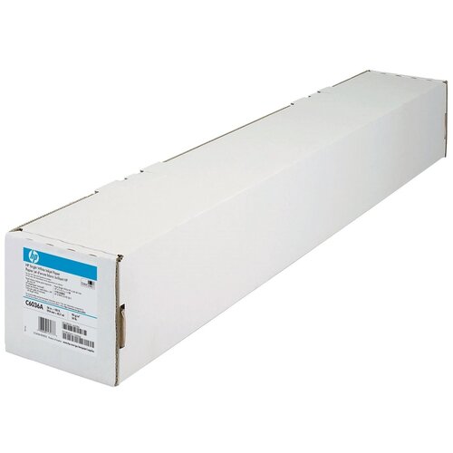 Бумага HP 914 мм Bright White InkJet Paper (C6036A) 90 г/м² 45,7 м., 914 мм x 45.7 м, белый бумага hp 914 мм bright white inkjet paper c6036a 90 г м² 45 7 м 914 мм x 45 7 м белый