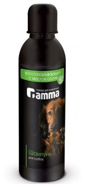 Гамма Шампунь для собак восстанавливающий с маслом сосны 250мл - фотография № 3