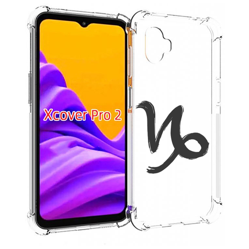 Чехол MyPads знак-зодиака-козерог-8 для Samsung Galaxy Xcover Pro 2 задняя-панель-накладка-бампер