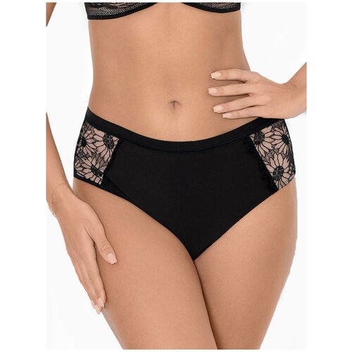 фото Трусы grandissima коллекция romance 6608 черный пальметта