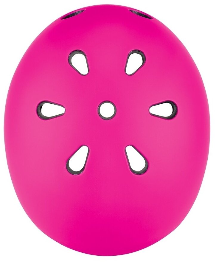 Шлем защитный Globber Evo Lights с фонариком, розовый, 45-51см, XXS-XS (506-110) - фото №3