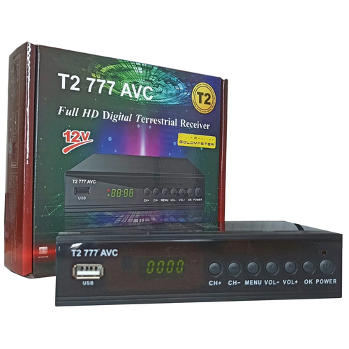 Цифровой ТВ приемник GoldMaster T2-777 AVC Full HD, TV приемник DVB-T/T2/C/IPTV, ТВ приставка для телевизора