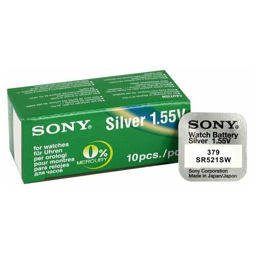 батарейка 379 sr521sw Sony 10 шт.