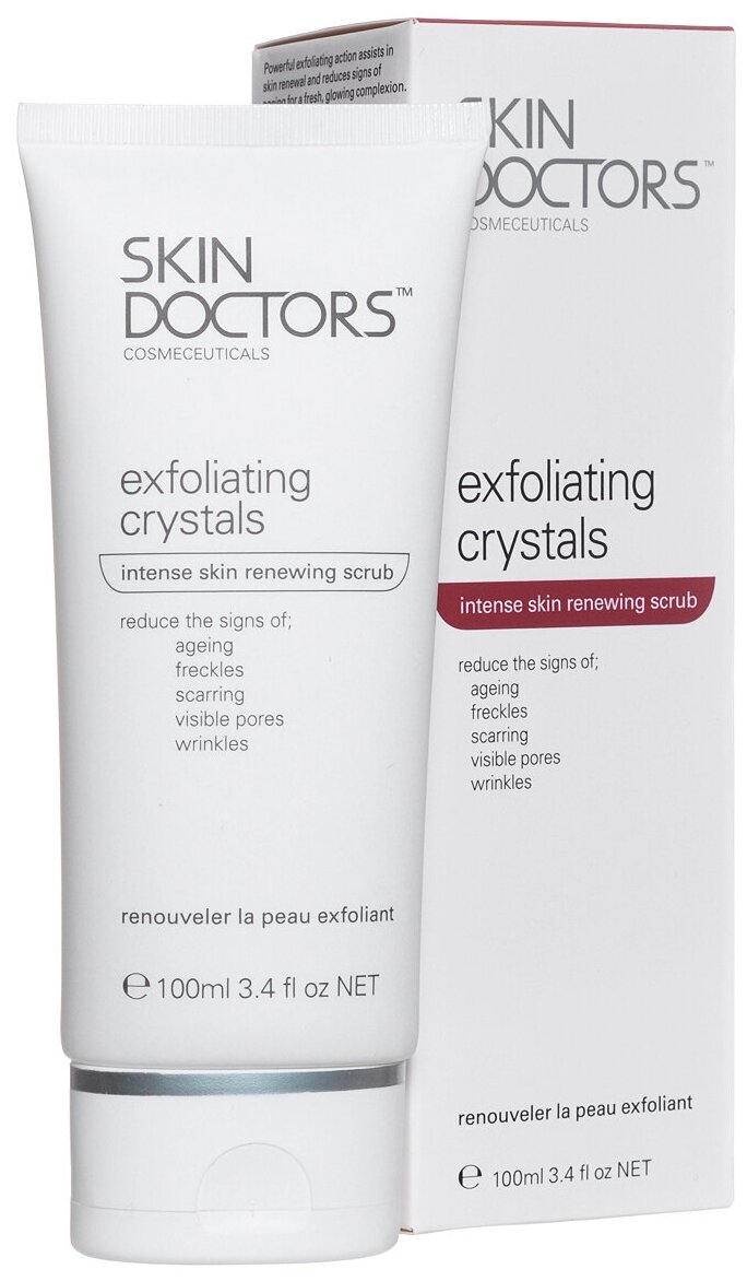 Skin Doctors Скраб для обновления кожи "Exfoliating Crystals", интенсивный, 100 мл