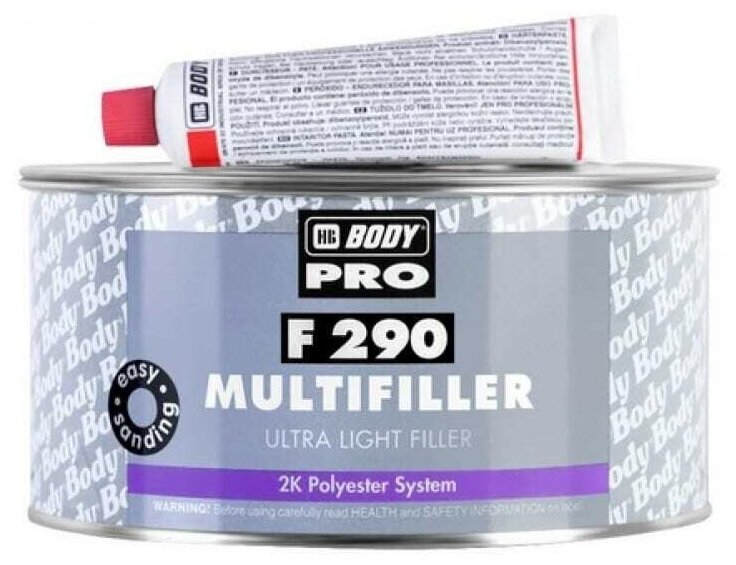 Шпатлевка HB BODY PRO F290 Ultra Light Multifiller Biege 0,2л 2901300050