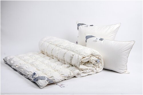 Одеяло из премиального белого пуха «Версаль премиум», атлас, 140*205 см