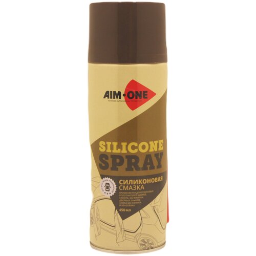 Смазка силиконовая 450мл аэрозоль Silicone Spray AIM-ONE AD-200