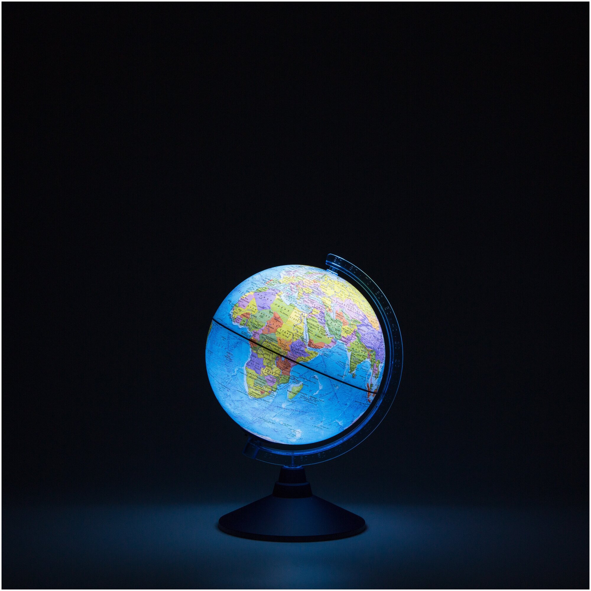 Глобус GLOBEN Ве012100250 физико-политический с подсветкой от батареек 210 мм - фотография № 12