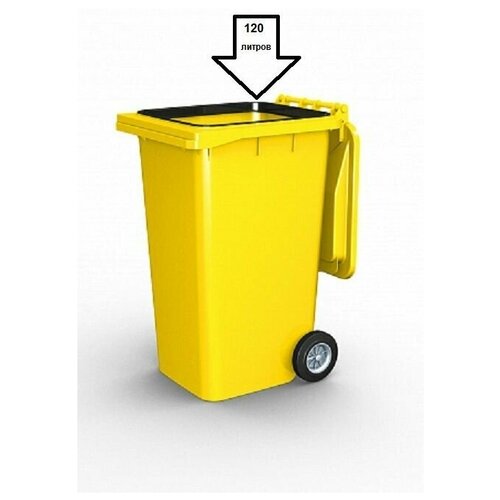 Пакетодержатель для мусорного контейнера, держатель прямоугольный для уличного бака Iplast, 55x48 см, 120 л