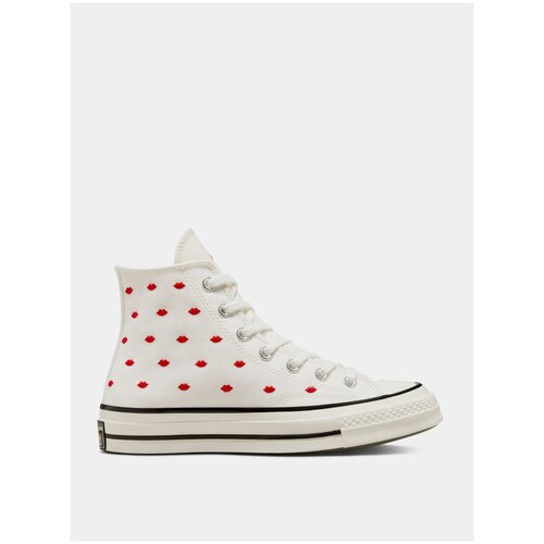 Кеды Converse Chuck 70 Embroidered Lips, Белый, 37 EU