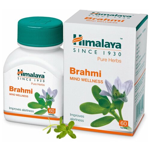 Himalaya since 1930 Brahmi/Гималая/Хималая Брами для очищения организма, 60 таб.