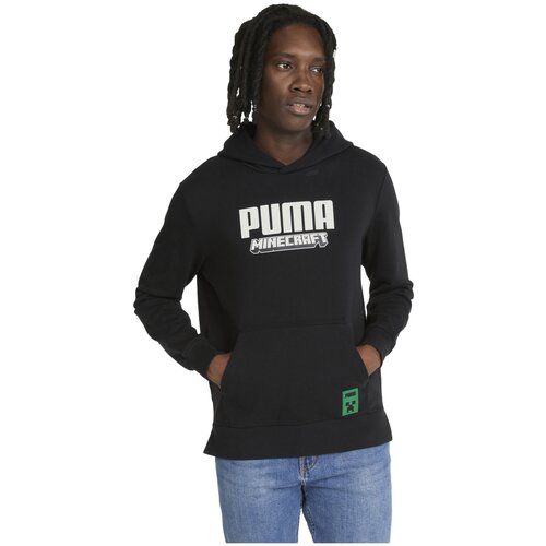 Толстовка/534376-01/PUMA x MINECRAFT Hoodie/черный/L