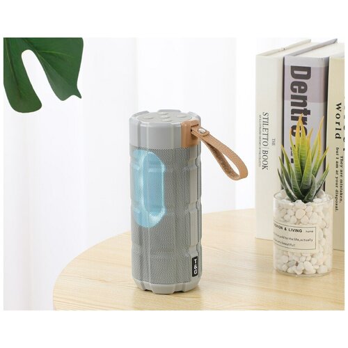 Колонка беспроводная bluetooth MicroSD USB подсветкапортативная колонкаTG-285серый 136000₽