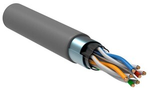 Кабель связи витая пара F/UTP экранир. (23AWG) кат.6 4х2 (305м) (м) ITK, IEK LC1-C604-311 (1 упак)