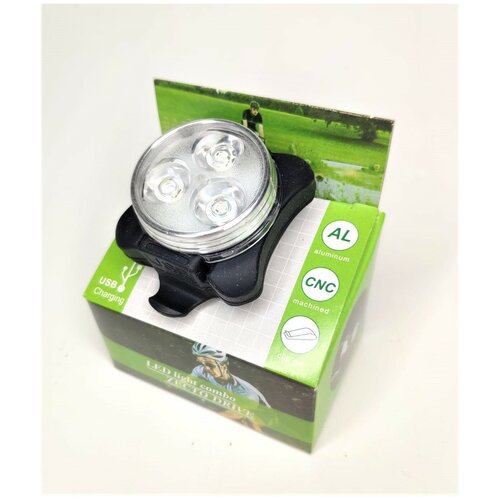 фото Передний фонарь для велосипеда, белый нет бренда