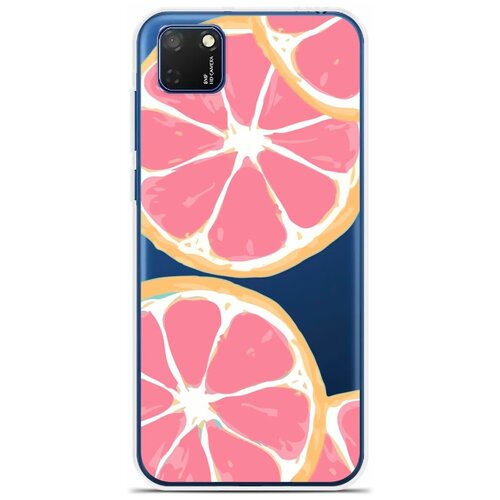 Силиконовый чехол на Honor 9S Грейпфрут / для Хонор 9 эс