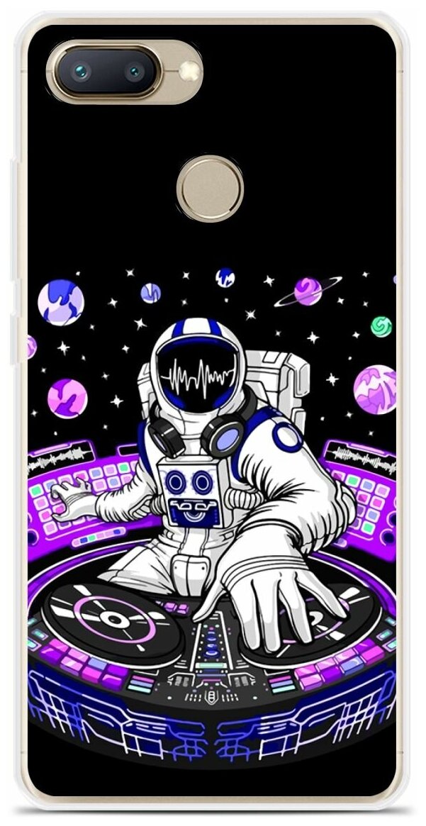 Силиконовый чехол на Xiaomi Redmi 6 Астронавт 6 / для Сяоми Редми 6