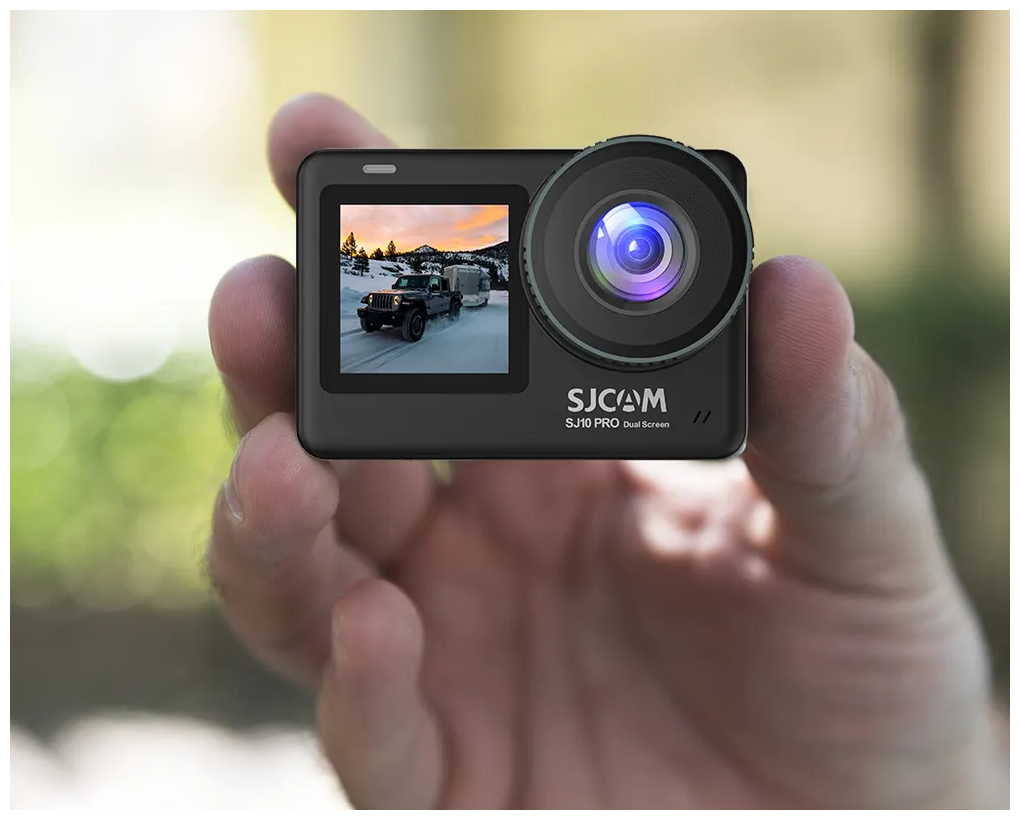 Экшн-камера SJCAM SJ10 PRO DUAL-SCREEN 12МП 3840x2160 1300 мА·ч