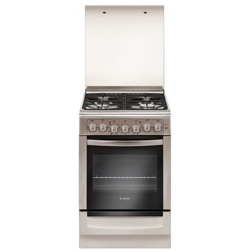 Плита Комбинированная Gefest ПГЭ 5102-03 0027 нержавеющая сталь стеклянная крышка реш чугун 4806000₽