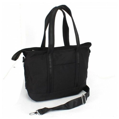 Сумка женская текстиль ChiBao-8707, 1отдел, плечевой ремень, черный 240494