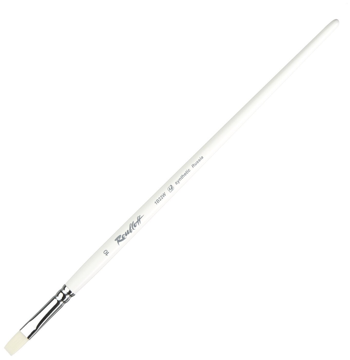 Кисть Roubloff 1В22 синтетика плоская длинная ручка