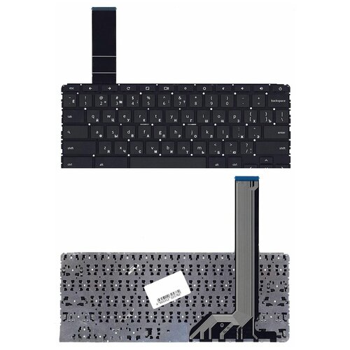 Клавиатура keyboard для ноутбука HP ChromeBook 11 G5 11-V черная 1167₽