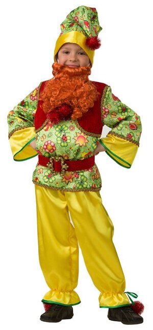 Батик Карнавальный костюм Гномик Сказочный, рост 134 см 5204-134-68