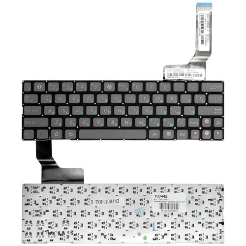 Клавиатура для ноутбука Asus Eee Pad SL101 Series Плоский Enter Серая без рамки PN V125862AK1 1440₽