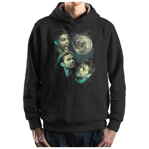 фото Толстовка / худи dream shirts сверхъестественное - supernatural мужской черный 54 размер